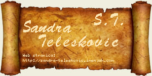 Sandra Telesković vizit kartica